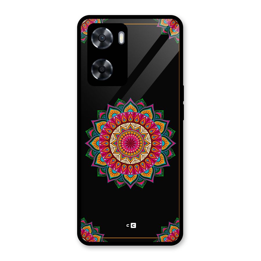 Amazing Mandala Art Glass Back Case for OnePlus Nord N20 SE