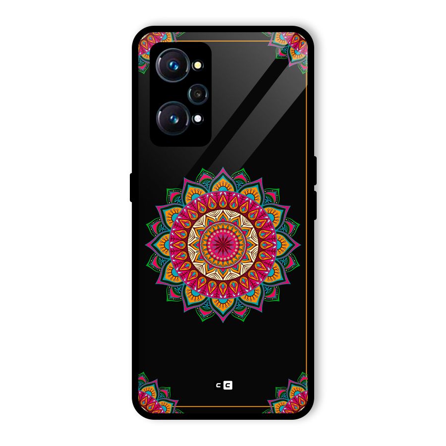 Amazing Mandala Art Glass Back Case for Realme GT 2
