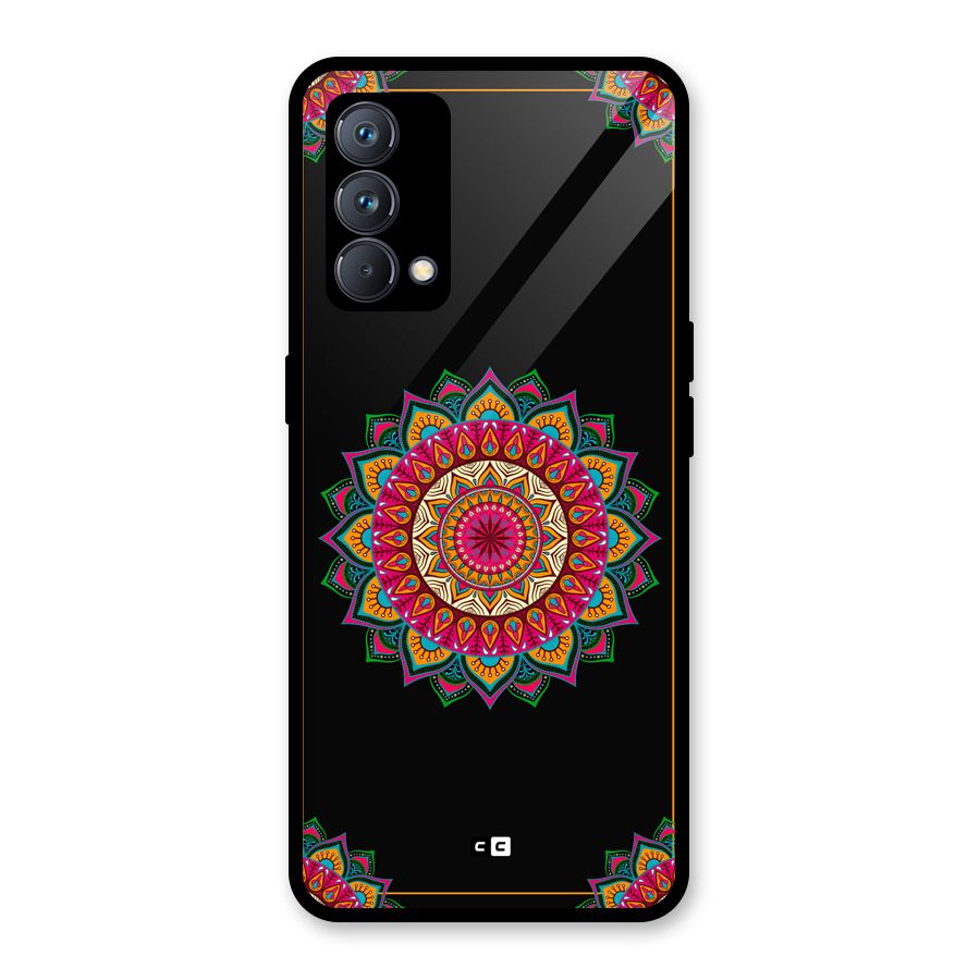 Amazing Mandala Art Glass Back Case for Realme GT Master Edition