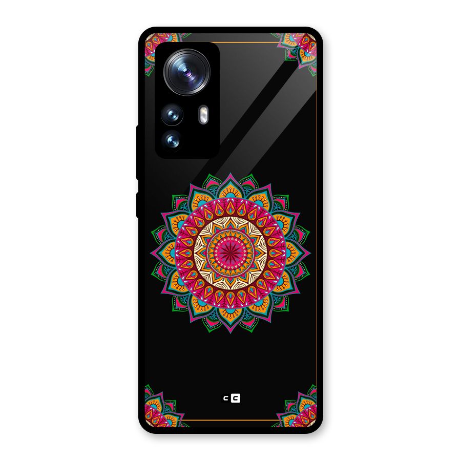 Amazing Mandala Art Glass Back Case for Xiaomi 12 Pro