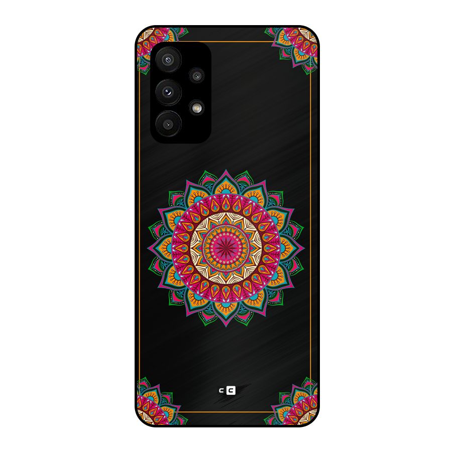 Amazing Mandala Art Metal Back Case for Galaxy A23