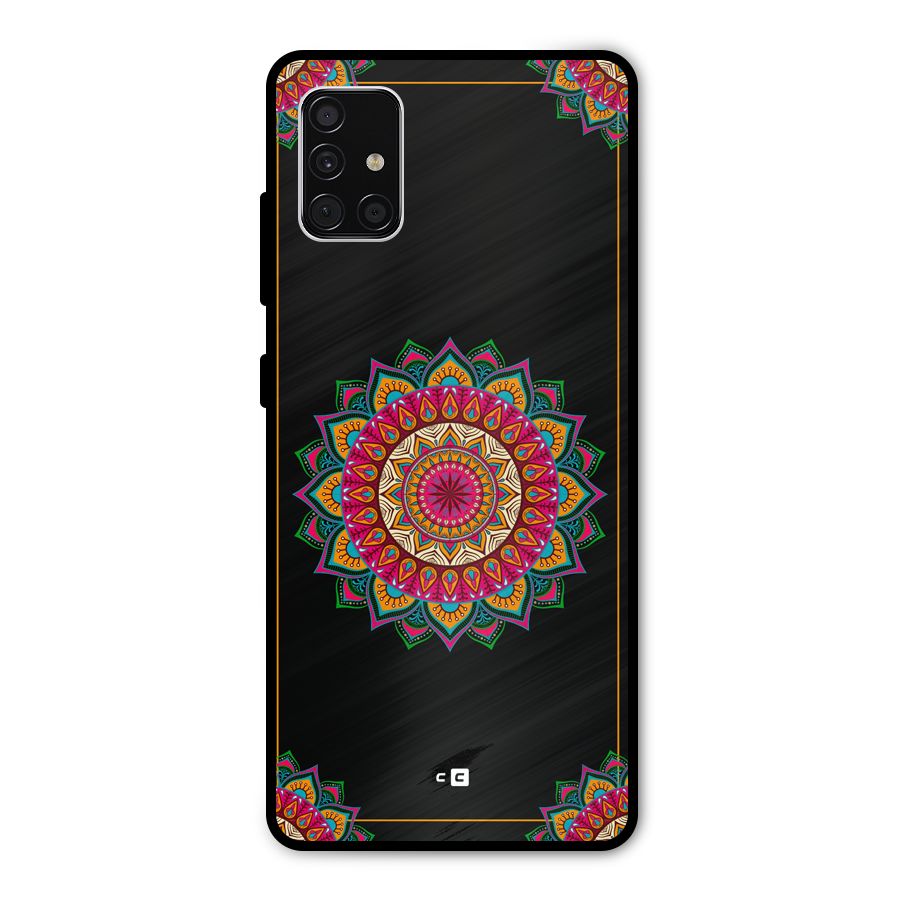Amazing Mandala Art Metal Back Case for Galaxy A51