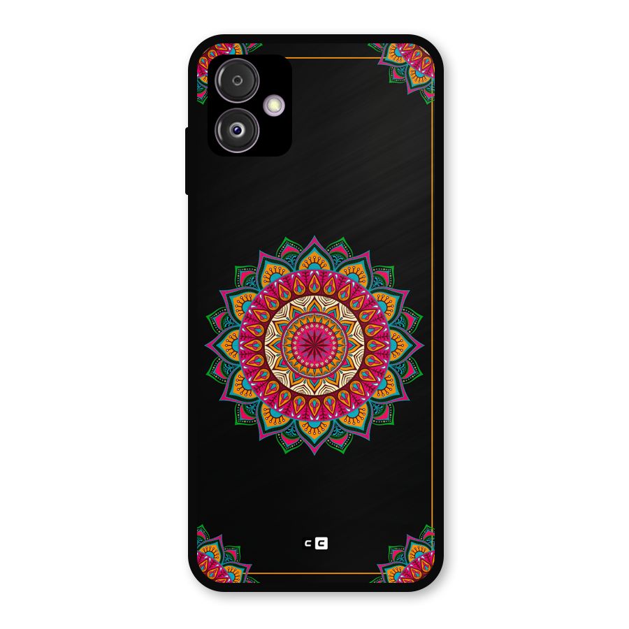 Amazing Mandala Art Metal Back Case for Galaxy F14
