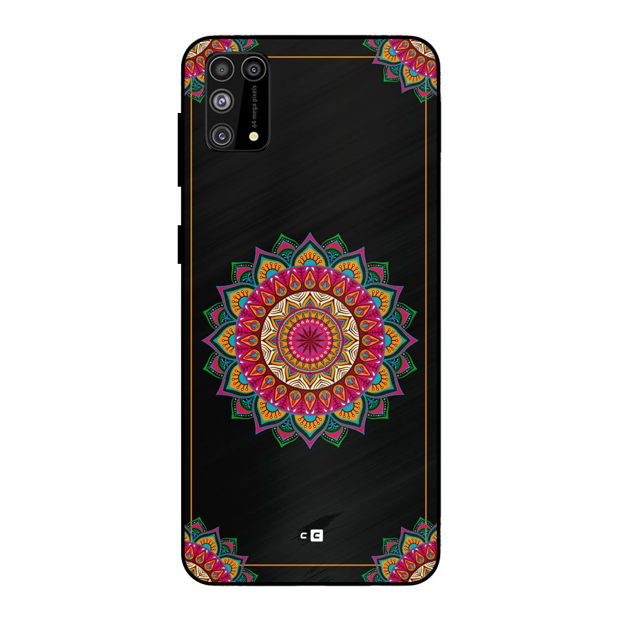 Amazing Mandala Art Metal Back Case for Galaxy F41