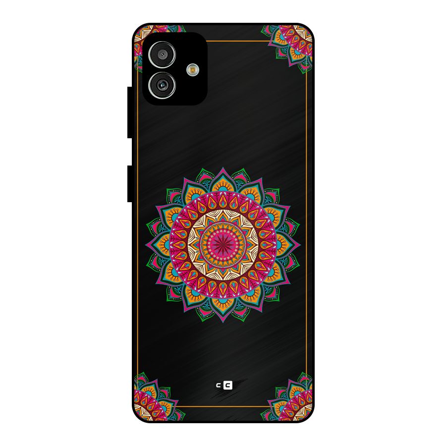 Amazing Mandala Art Metal Back Case for Galaxy M13 5G