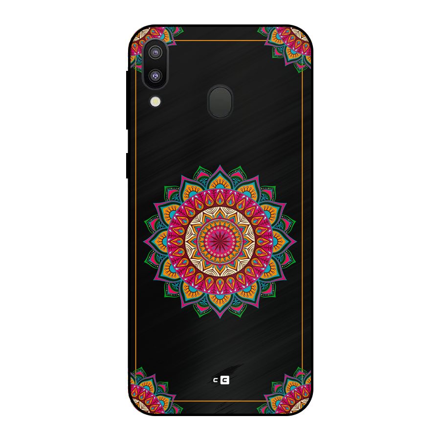 Amazing Mandala Art Metal Back Case for Galaxy M20