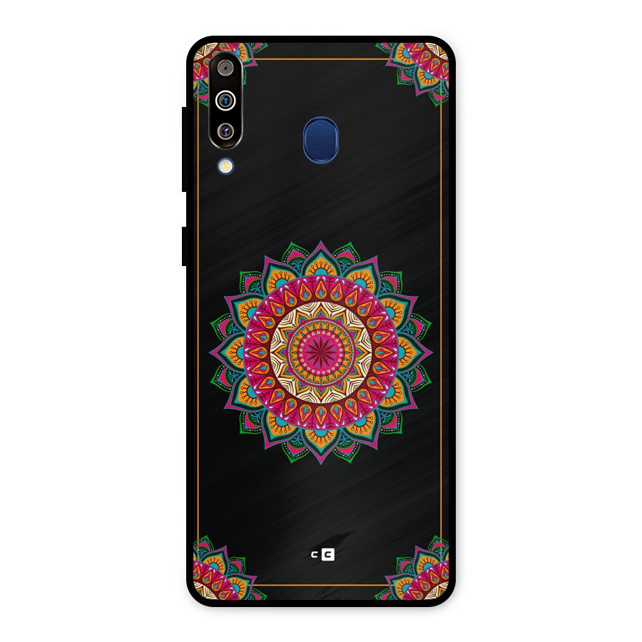 Amazing Mandala Art Metal Back Case for Galaxy M30