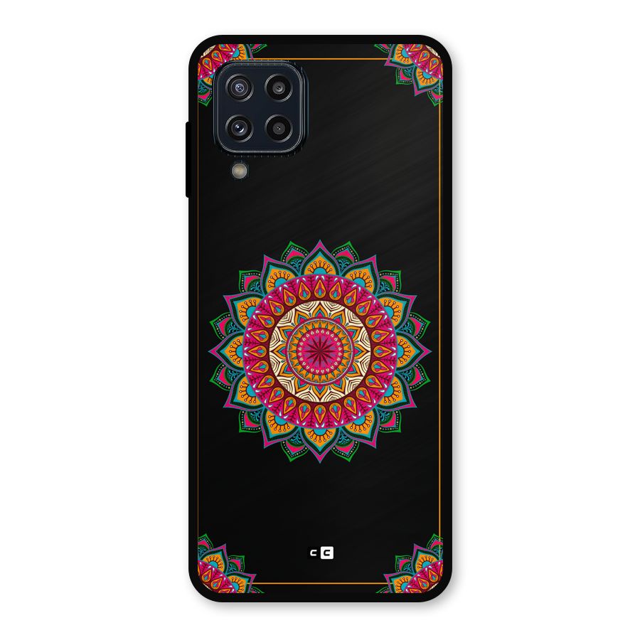 Amazing Mandala Art Metal Back Case for Galaxy M32