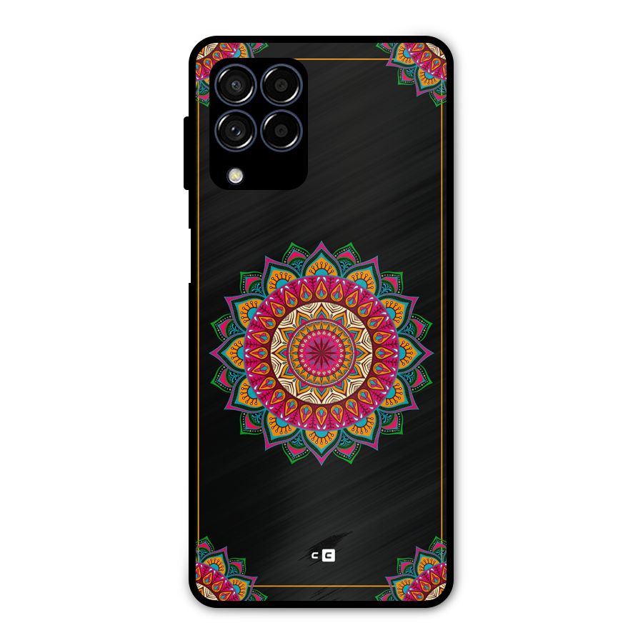 Amazing Mandala Art Metal Back Case for Galaxy M53 5G