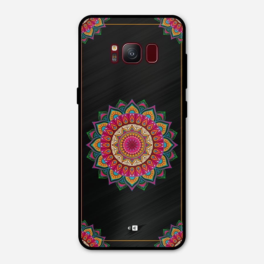 Amazing Mandala Art Metal Back Case for Galaxy S8