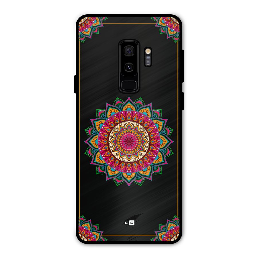 Amazing Mandala Art Metal Back Case for Galaxy S9 Plus
