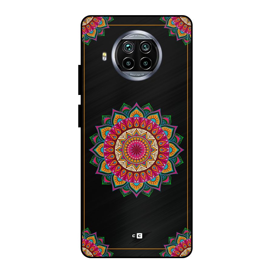 Amazing Mandala Art Metal Back Case for Mi 10i