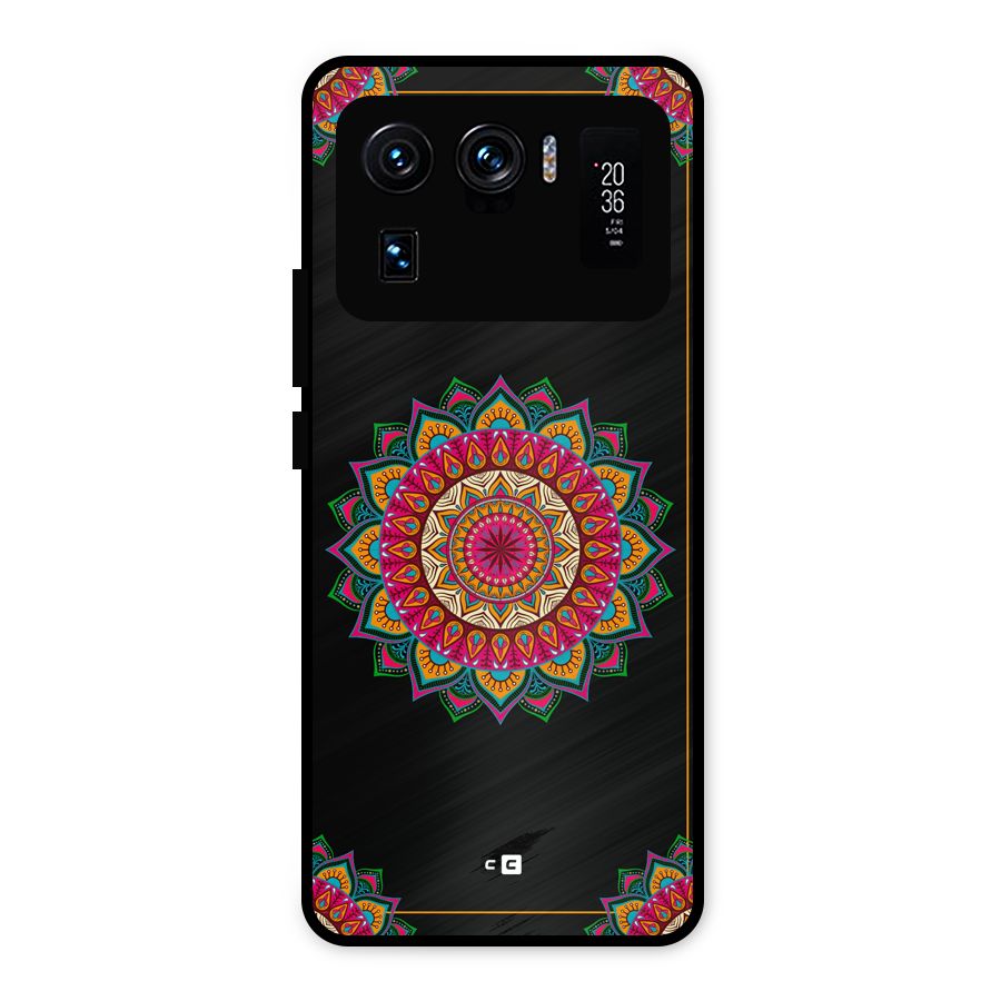 Amazing Mandala Art Metal Back Case for Mi 11 Ultra