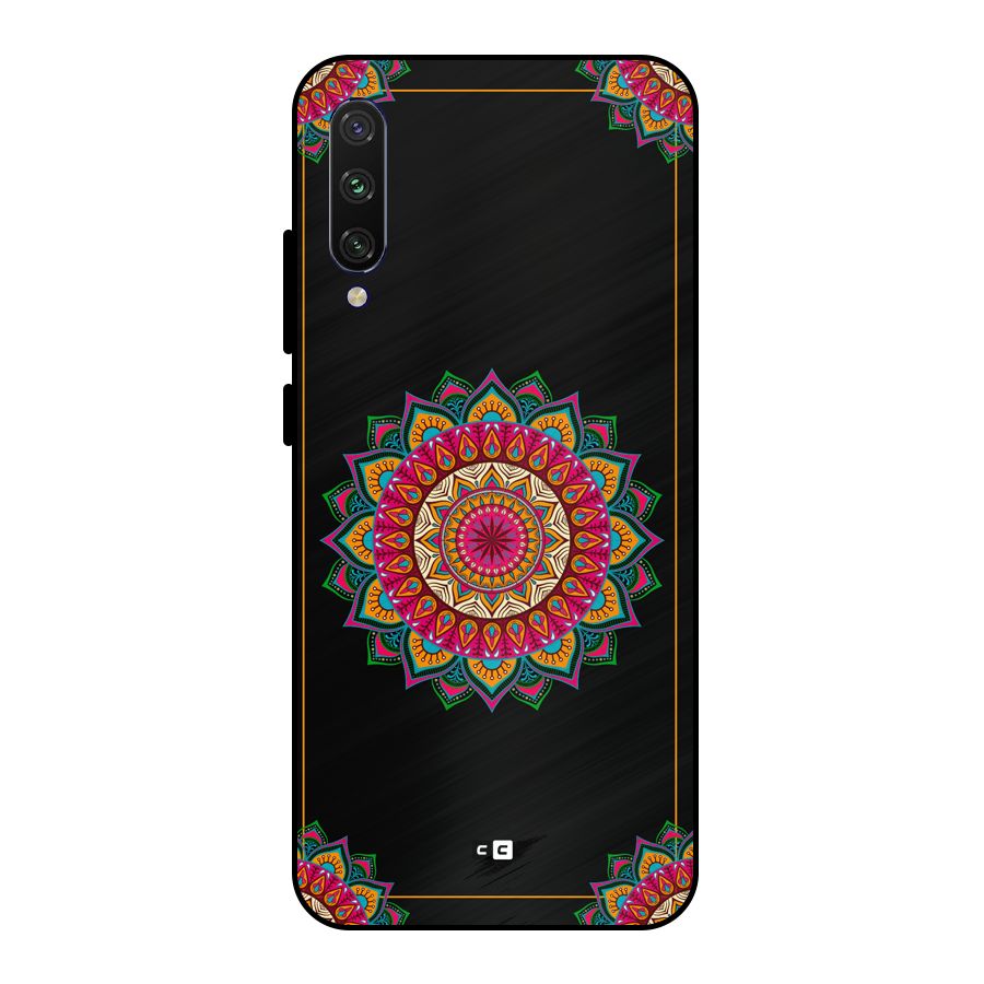 Amazing Mandala Art Metal Back Case for Mi A3