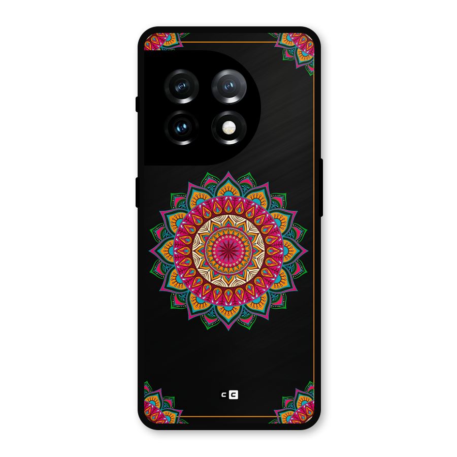Amazing Mandala Art Metal Back Case for OnePlus 11