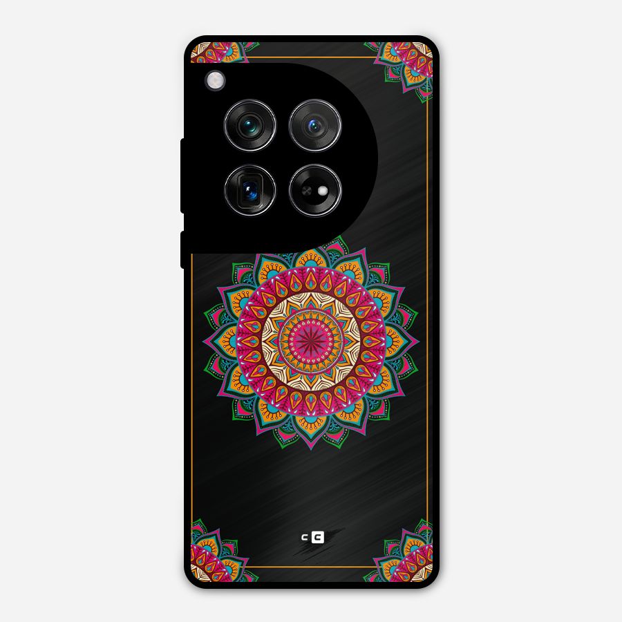 Amazing Mandala Art Metal Back Case for OnePlus 12