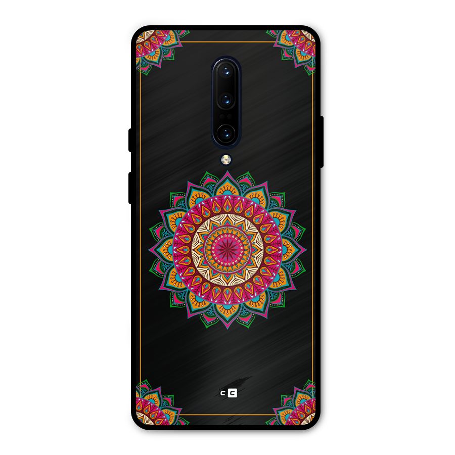 Amazing Mandala Art Metal Back Case for OnePlus 7 Pro