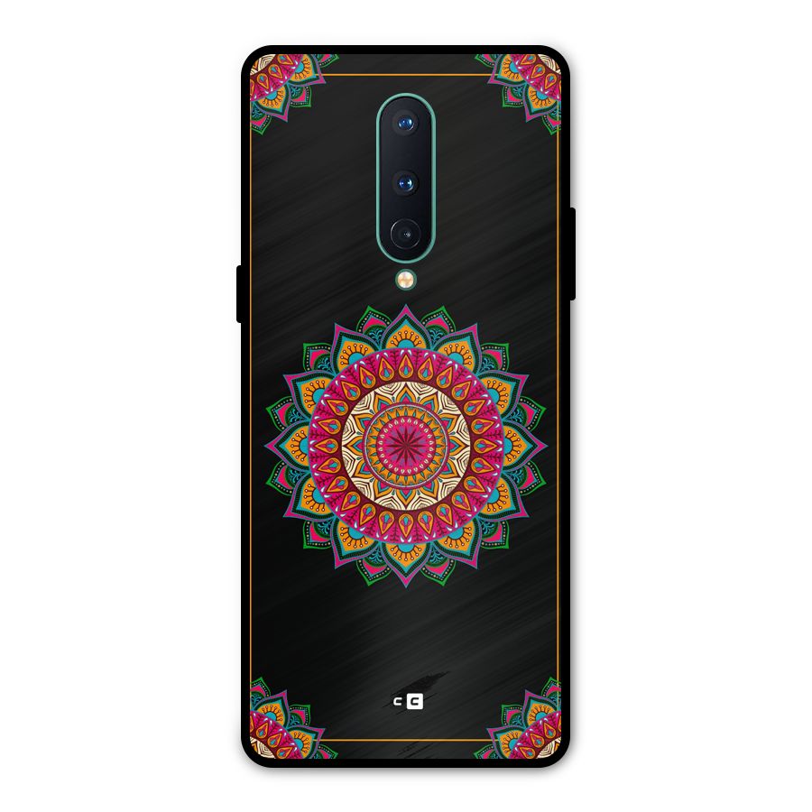 Amazing Mandala Art Metal Back Case for OnePlus 8