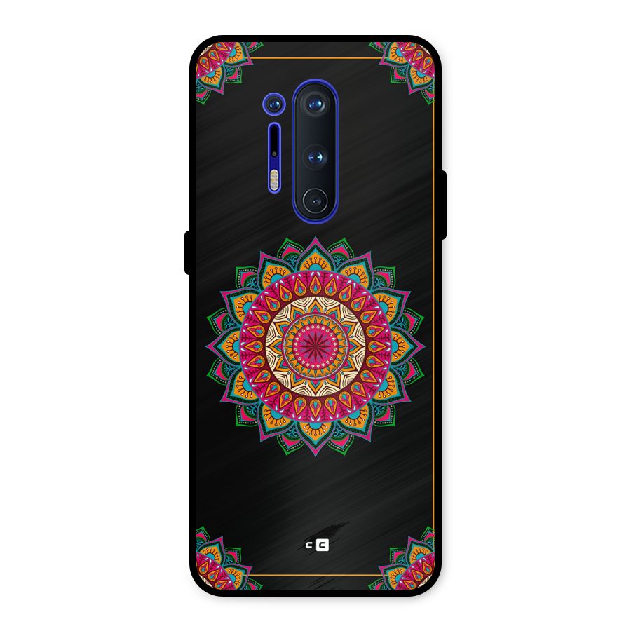 Amazing Mandala Art Metal Back Case for OnePlus 8 Pro