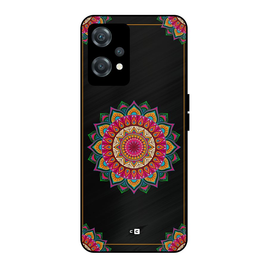 Amazing Mandala Art Metal Back Case for OnePlus Nord CE 2 Lite 5G