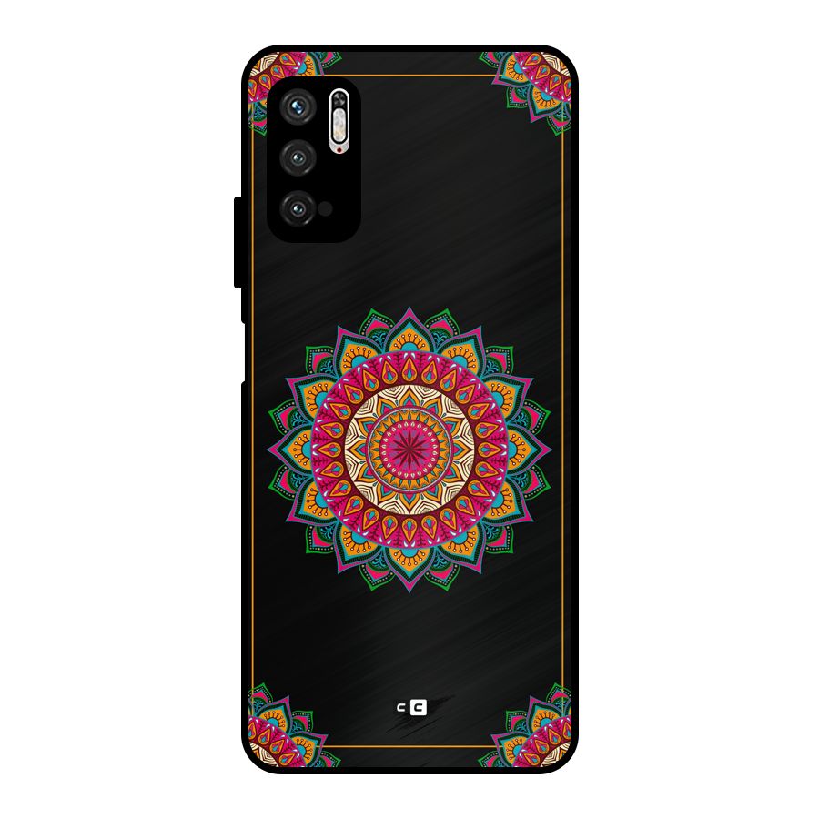 Amazing Mandala Art Metal Back Case for Poco M3 Pro 5G