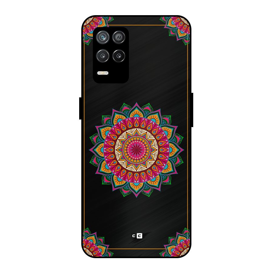Amazing Mandala Art Metal Back Case for Realme 8 5G
