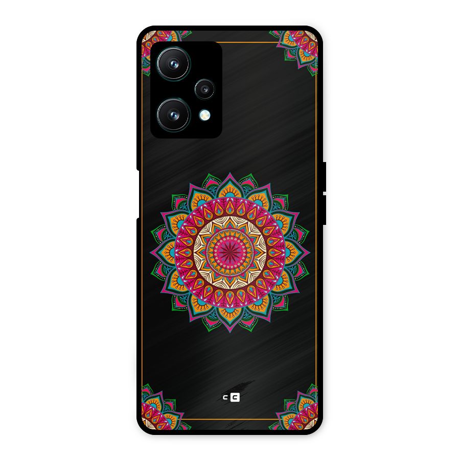Amazing Mandala Art Metal Back Case for Realme 9 Pro 5G