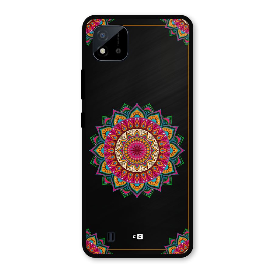 Amazing Mandala Art Metal Back Case for Realme C11 2021