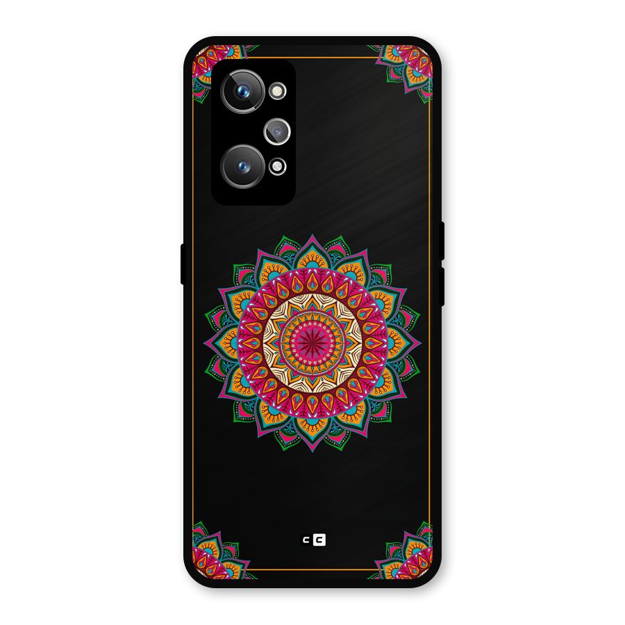 Amazing Mandala Art Metal Back Case for Realme GT 2