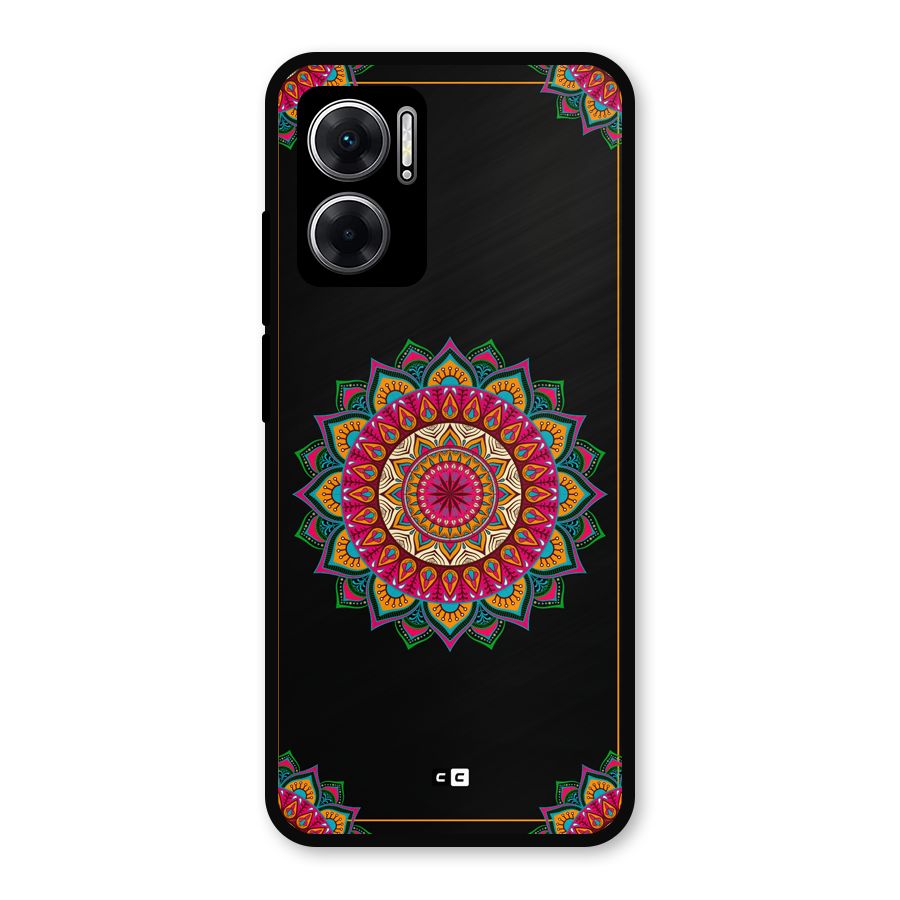 Amazing Mandala Art Metal Back Case for Redmi 11 Prime 5G