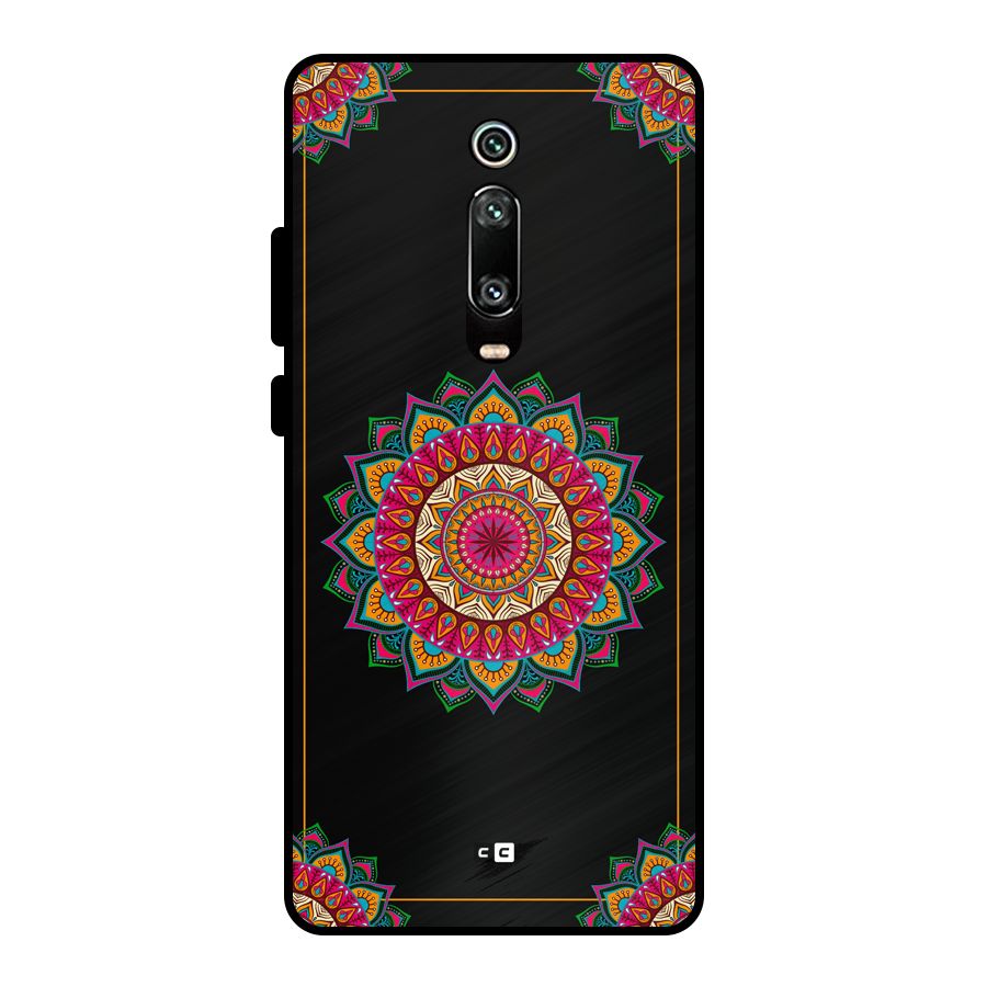 Amazing Mandala Art Metal Back Case for Redmi K20