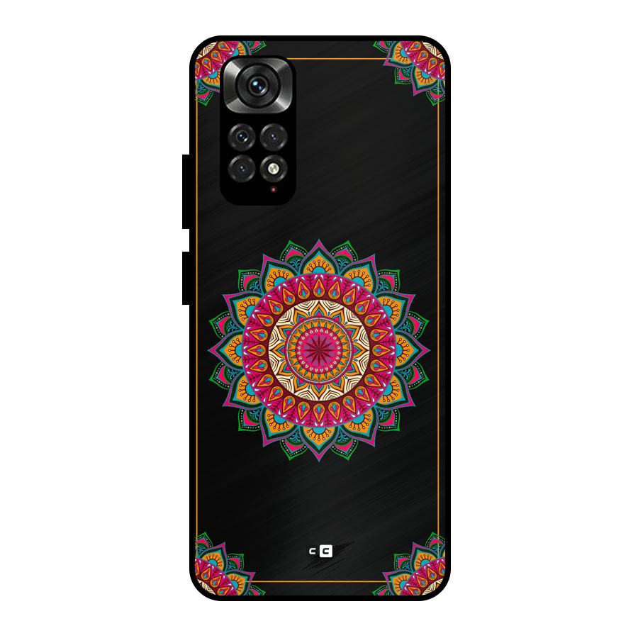 Amazing Mandala Art Metal Back Case for Redmi Note 11 Pro Plus 5G