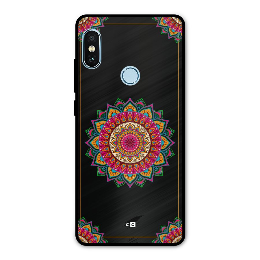 Amazing Mandala Art Metal Back Case for Redmi Note 5 Pro