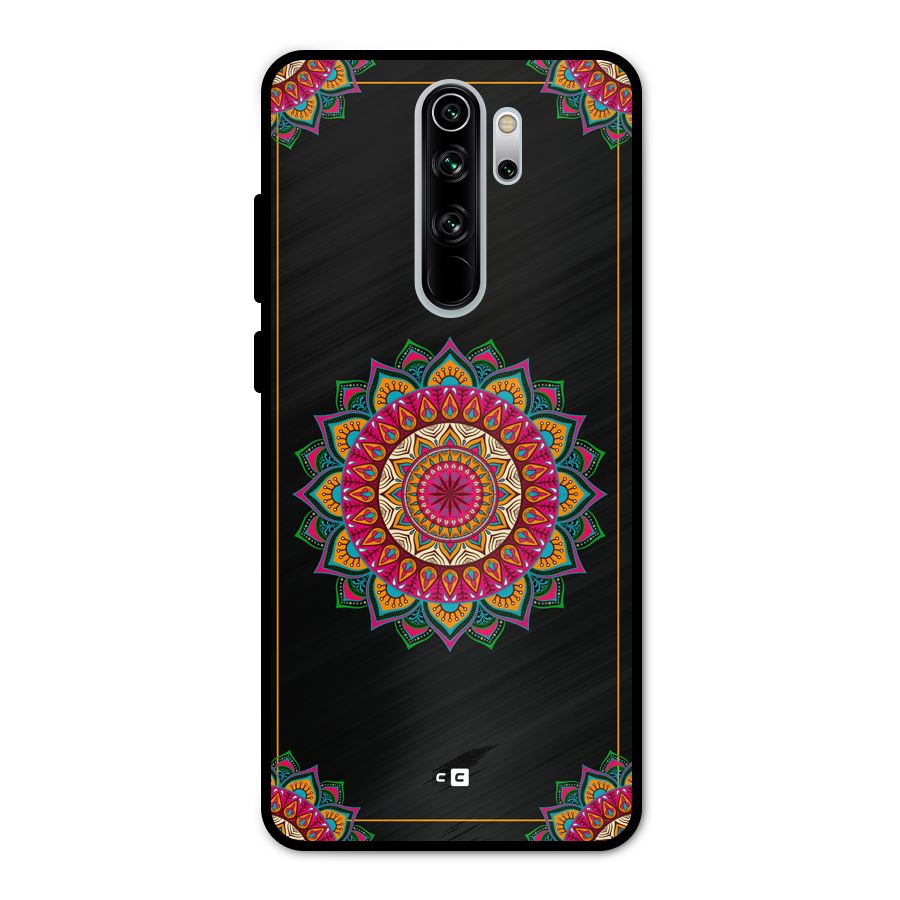 Amazing Mandala Art Metal Back Case for Redmi Note 8 Pro