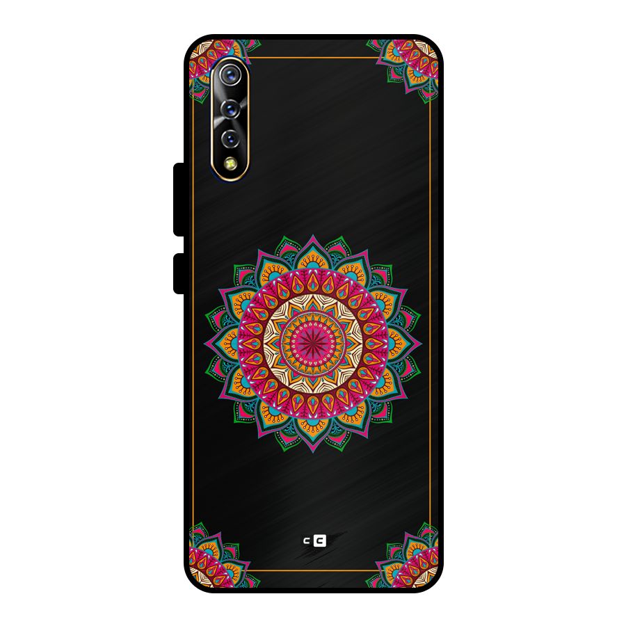 Amazing Mandala Art Metal Back Case for Vivo S1