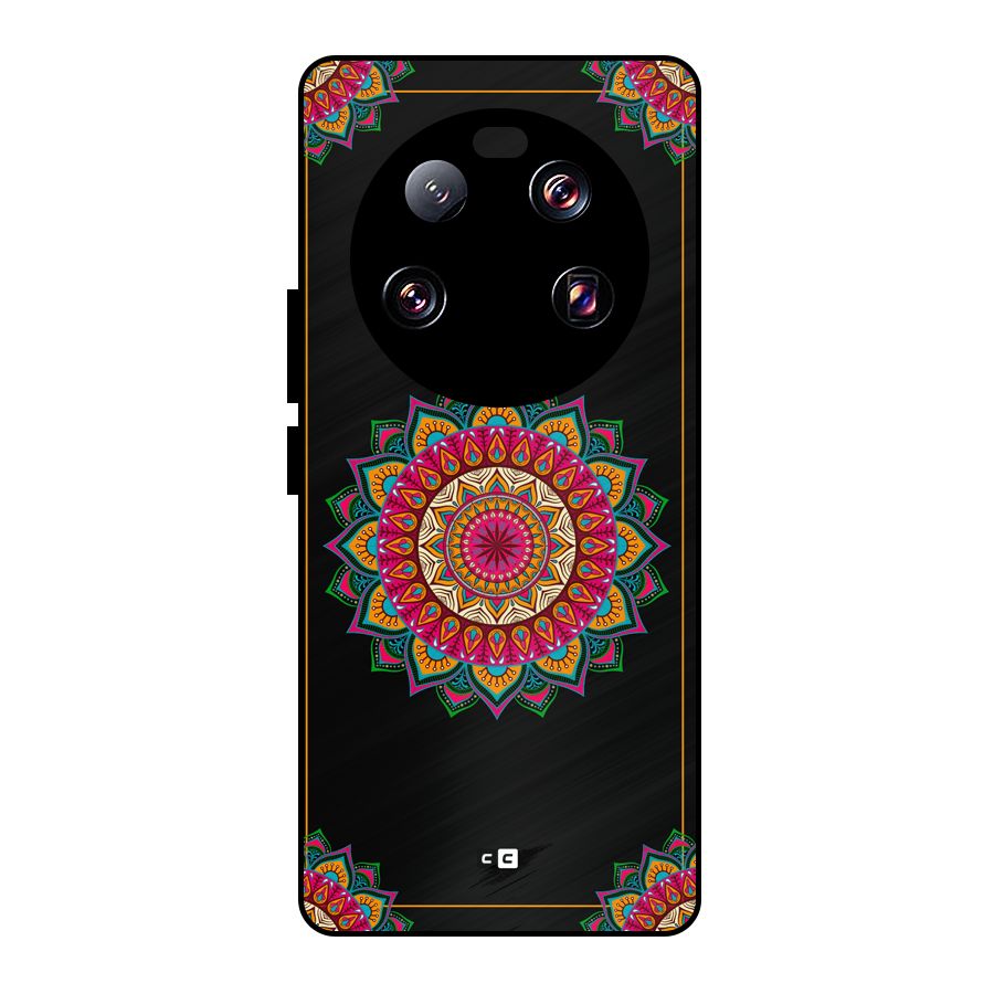 Amazing Mandala Art Metal Back Case for Xiaomi 13 Ultra