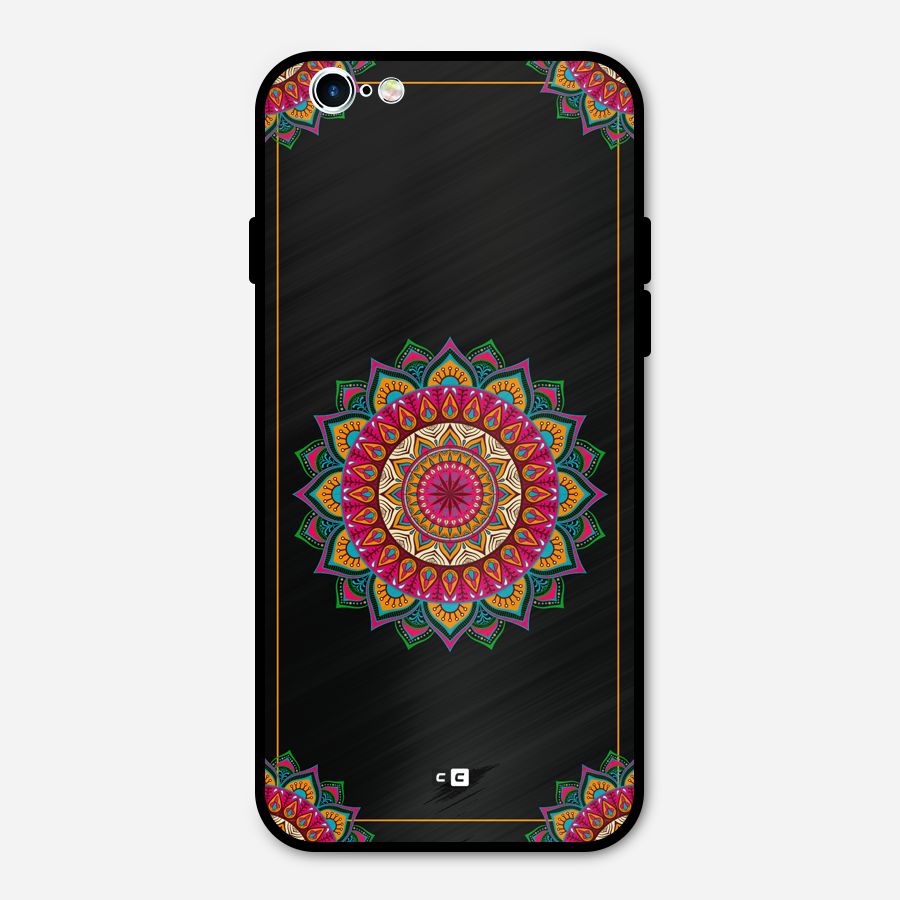Amazing Mandala Art Metal Back Case for iPhone 6 6s