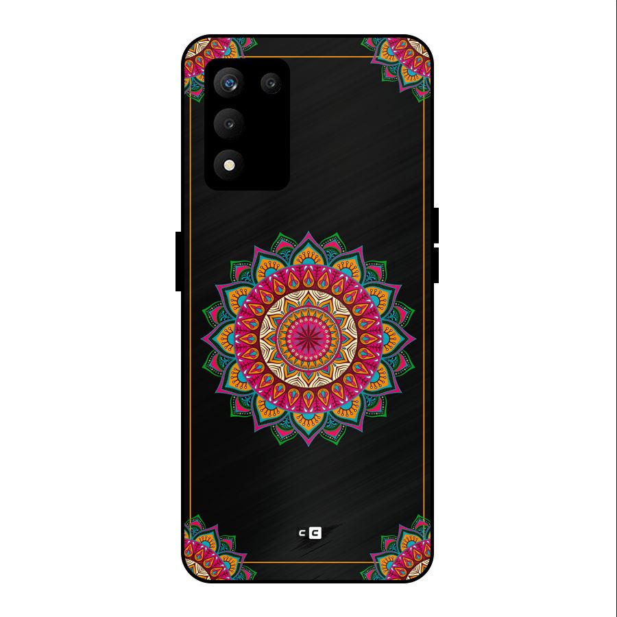 Amazing Mandala Art Metal Back Case for realme 9 5G SE