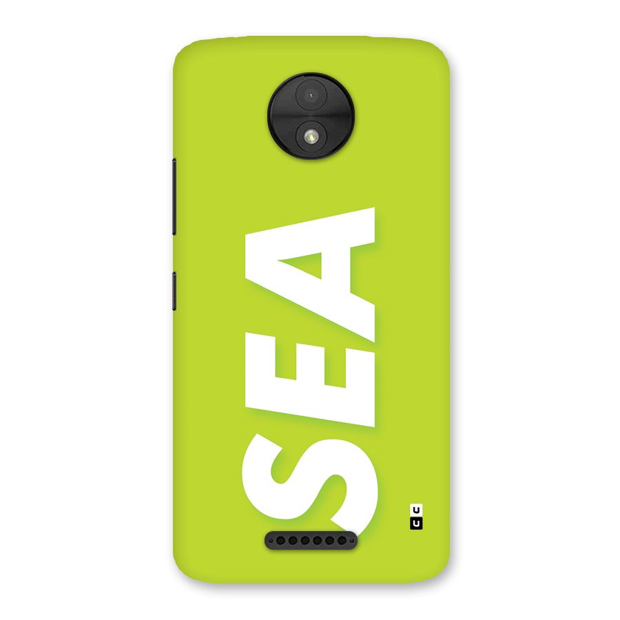 Amazing Sea Back Case for Moto C