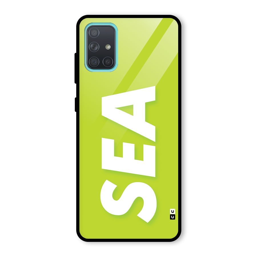 Amazing Sea Glass Back Case for Galaxy A71