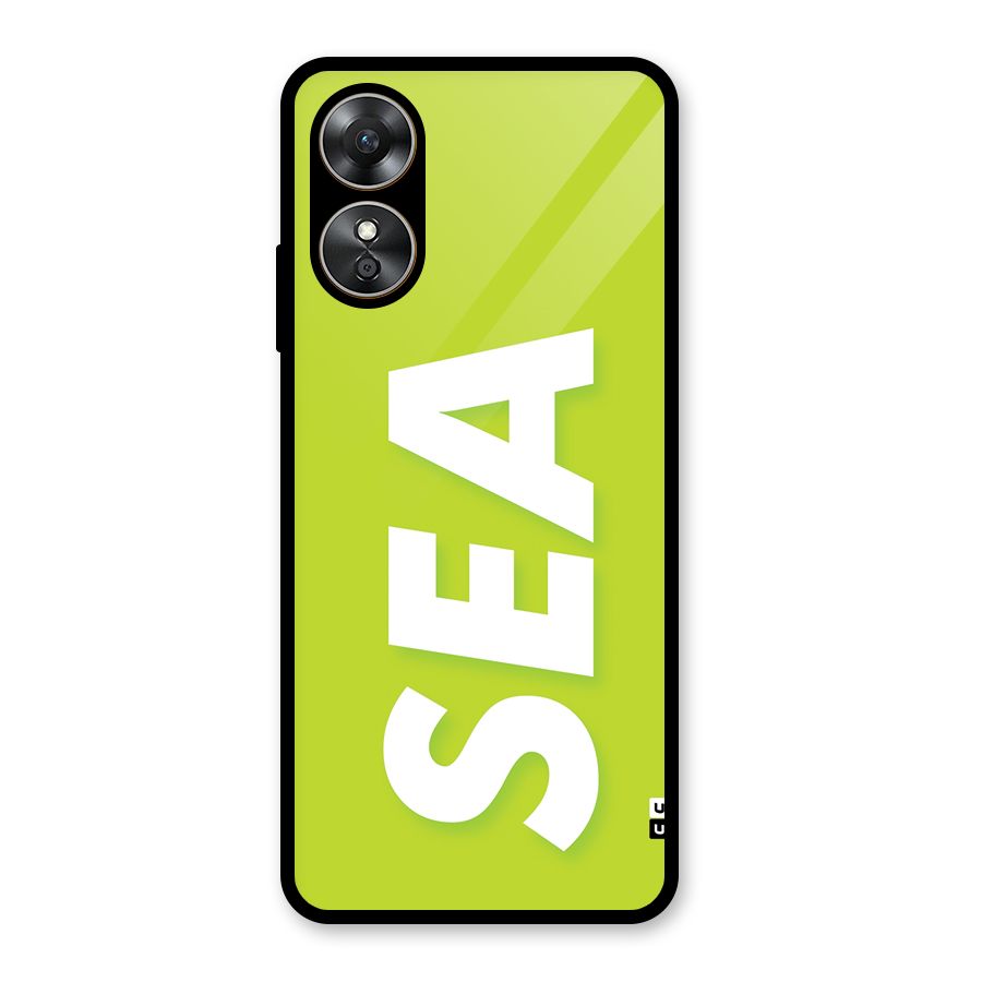 Amazing Sea Glass Back Case for Oppo A17