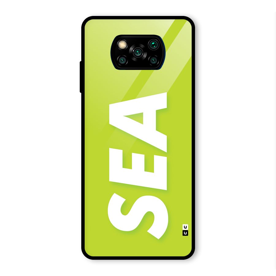 Amazing Sea Glass Back Case for Poco X3 Pro