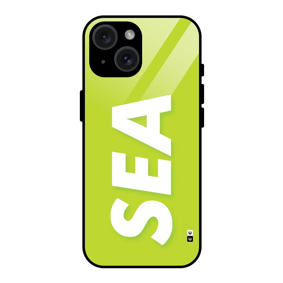Amazing Sea Glass Back Case for iPhone 15