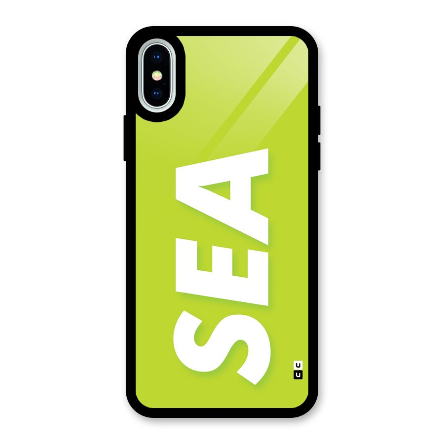 Amazing Sea Glass Back Case for iPhone XS
