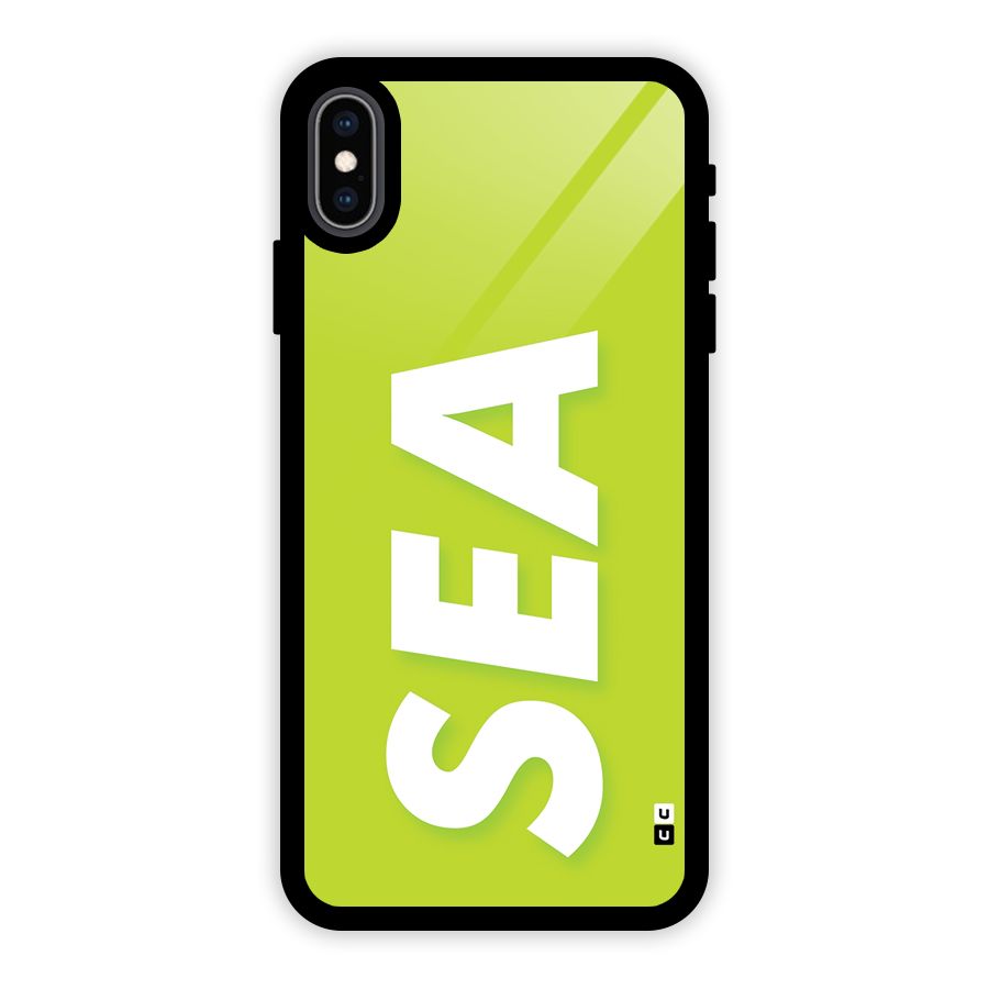 Amazing Sea Glass Back Case for iPhone XS Max