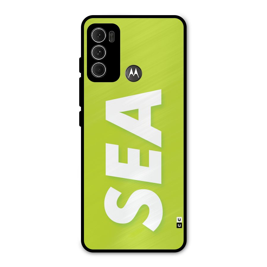 Amazing Sea Metal Back Case for Moto G60