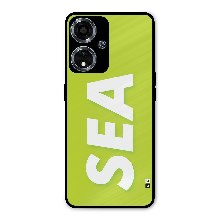 Amazing Sea Metal Back Case for Oppo A59