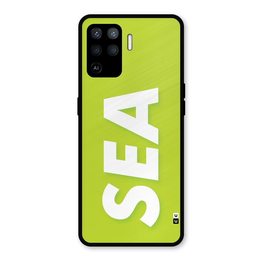 Amazing Sea Metal Back Case for Oppo F19 Pro