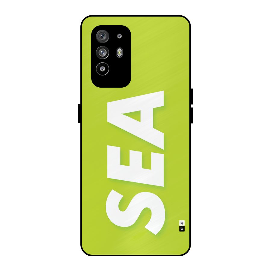 Amazing Sea Metal Back Case for Oppo F19 Pro Plus 5G