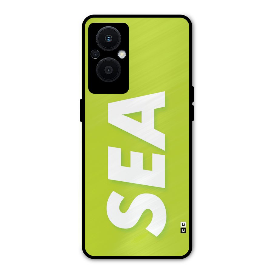 Amazing Sea Metal Back Case for Oppo F21 Pro 5G